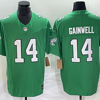 Men's Philadelphia Eagles Kenneth Gainwell #14 Kelly Green Game Jersey1