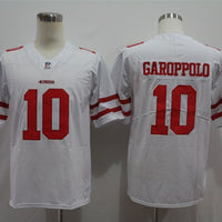 Men's San Francisco 49ers Jimmy Garoppolo #10 White Game Jersey1