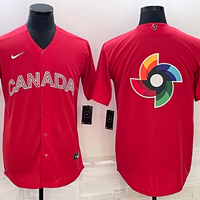 Men's 2023 World Baseball Classic Canada Red Jersey1