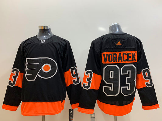 Men's Philadelphia Flyers Jakob Voracek #93 Black Player Jersey1