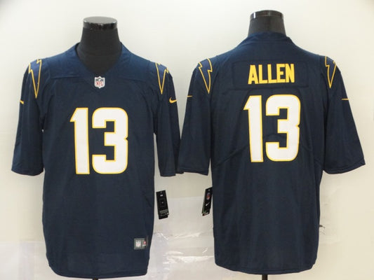 Men's Los Angeles Chargers Keenan Allen #13 Navy Alternate Game Jersey1