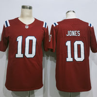 Men's New England Patriots Mac Jones #10 Red Game Jersey1