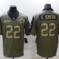 Men's Dallas Cowboys Emmitt Smith #22 Brown Game Jersey1