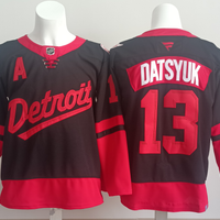 Men's Detroit Red Wings Pavel Datsyuk #13 Fanatics Black Player Jersey