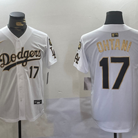 Men's Los Angeles Dodgers Shohei Ohtani White Game Jersey1
