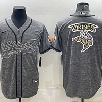 Men's Minnesota Vikings Gray Game Jersey1