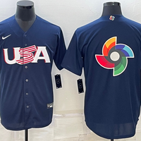Men's 2023 World Baseball Classic USA Navy Jersey1
