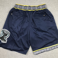 Men's Memphis Grizzlies Navy City Edition Basketball Shorts1