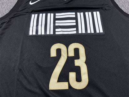 Men's Memphis Grizzlies Derrick Rose #23 Black 2023/24 Swingman Jersey1 - City Edition