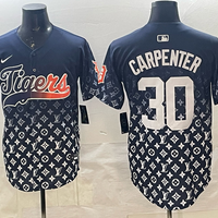 Men's Detroit Tigers Kerry Carpenter #30 Navy Game Player Jersey