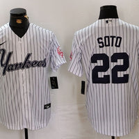 Men's New York Yankees Juan Soto White Replica Player Jersey1