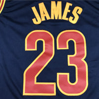 Men's Cleveland Cavaliers LeBron James #23 Navy Swingman Fashion Jersey1