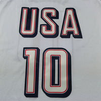 Men's 2024 USA Dream Team Jayson Tatum #10 White Authentic Player Jersey