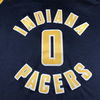 Men's Indiana Pacers Tyrese Haliburton #0 Navy Swingman Jersey1 - Icon Edition