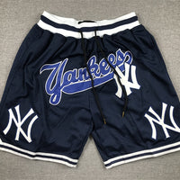 Men's New York Yankees1 Navy Pocket Shorts