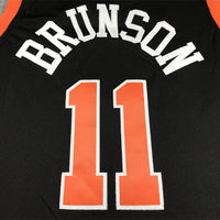 Men's New York Knicks Jalen Brunson #11 Black 2022/23 Swingman Jersey1 - City Edition