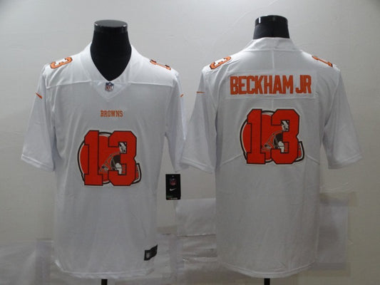 Men's Cleveland Browns Odell Beckham Jr. #13 White Player Game Jersey1