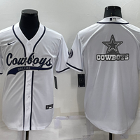 Men's Dallas Cowboys White Game Jersey1
