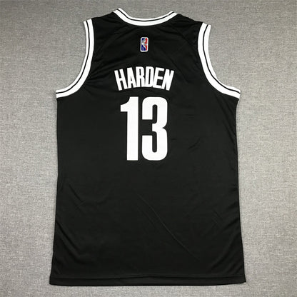 Men's Brooklyn Nets James Harden Black 2021/22 Diamond Swingman Jersey1