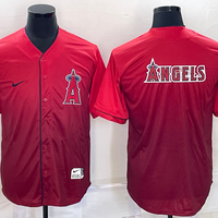 Men's Los Angeles Angels Red Replica Baseball Jersey1