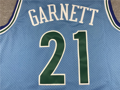 Men's Minnesota Timberwolves Kevin Garnett Hardwood Classics Swingman Jersey1