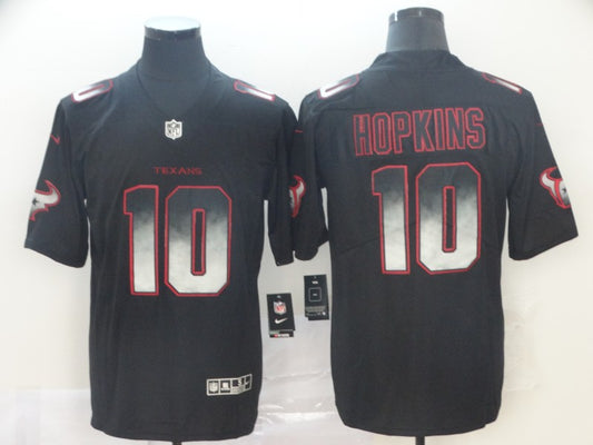 Men's Houston Texans DeAndre Hopkins #10 Black Authentic Game Jersey1