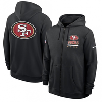 Men's San Francisco 49ers Utility Player Sideline NFL Full-Zip Hoodie
