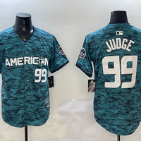 Men's American League Aaron Judge #99 Teal 2023 MLB All-Star Game Limited Player Jersey1