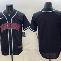 Men's Arizona Diamondbacks Fashion Replica Black Out Jersey
