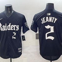 Men's Las Vegas Raiders Ashton Jeanty #2 Black Player Jersey