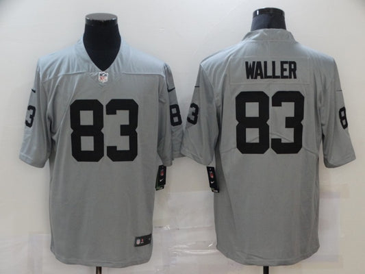 Men's Las Vegas Raiders Darren Waller #83 Gray Inverted Legend Jersey1