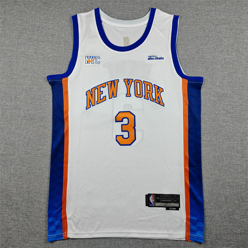 Men's New York Knicks Josh Hart #3 White 2025/26 Swingman Jersey - City Edition