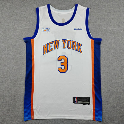 Men's New York Knicks Josh Hart #3 White 2025/26 Swingman Jersey - City Edition