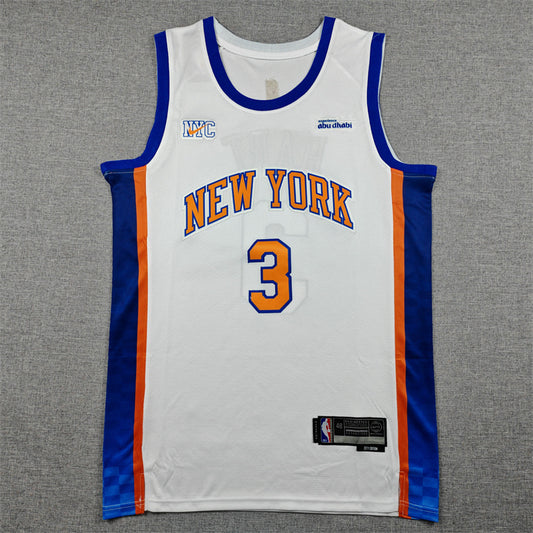 Men's New York Knicks Josh Hart #3 White 2025/26 Swingman Jersey - City Edition