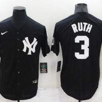 Babe Ruth New York Yankees Black Jersey