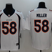Men's Denver Broncos Von Miller #58 White Game Jersey1