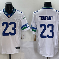 Men's Seattle Seahawks Marcus Trufant #23 White Alternate Game Jersey