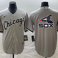 Men's Chicago White Sox Gray Replica Player Jersey1