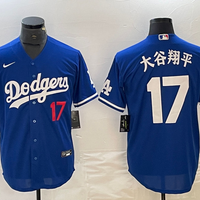 Shohei Ohtani #17 Los Angeles Dodgers Blue Game Jersey - JerseysFreak