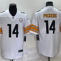 Men's Pittsburgh Steelers George Pickens #14 White Game Jersey1