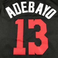 Men's Miami Heat Bam Adebayo #13 Black 2023/24 Swingman Jersey1 - City Edition