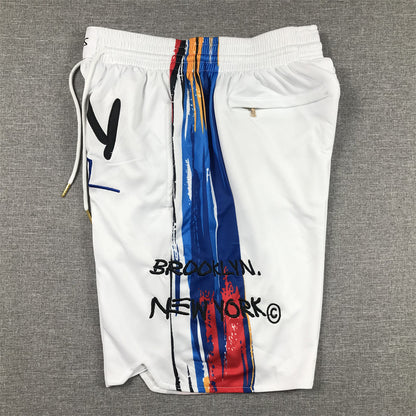Men's Brooklyn Nets White 2022/23 Basketball Shorts1 City Edition
