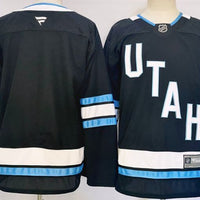 Men's Utah Mammoth Fanatics Black Blank Player Game Jersey