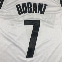 Men's Brooklyn Nets Kevin Durant White 2019 Fast Break Player Movement Jersey1