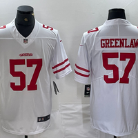 Men's San Francisco 49ers Dre Greenlaw #57 White Game Player Jersey1