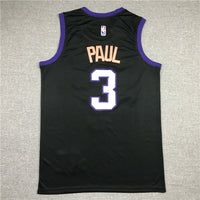 Men's Phoenix Suns Chris Paul #3 Black 2020/21 Swingman Jersey1