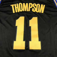Men's Golden State Warriors Klay Thompson #11 City Edition Black Classic Jersey1