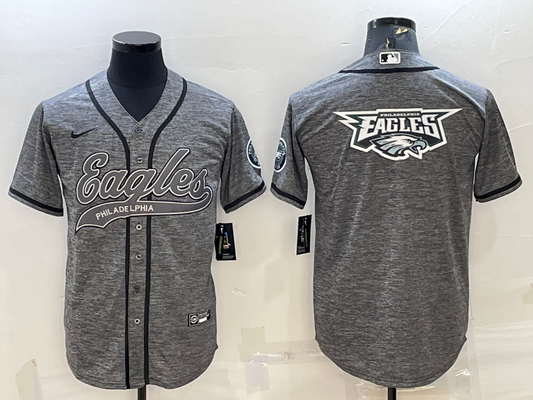 Men's Philadelphia Eagles Gray Player Jersey1