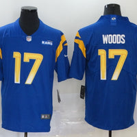 Men's Los Angeles Rams Robert Woods #17 Blue Game Player Jersey1