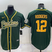 Men's Green Bay Packers Aaron Rodgers #12 Green Player Jersey1 Joint Edition